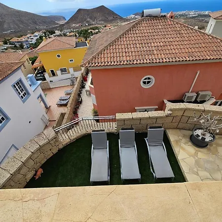 Oasis Mit Privatem Beheiztem Pool, Klimaanlage, Wifi, Traumhafter Blick Chayofa