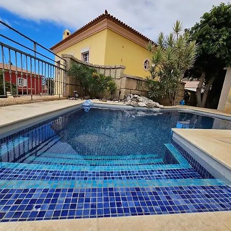 Oasis Mit Privatem Beheiztem Pool, Klimaanlage, Wifi, Traumhafter Blick Chayofa